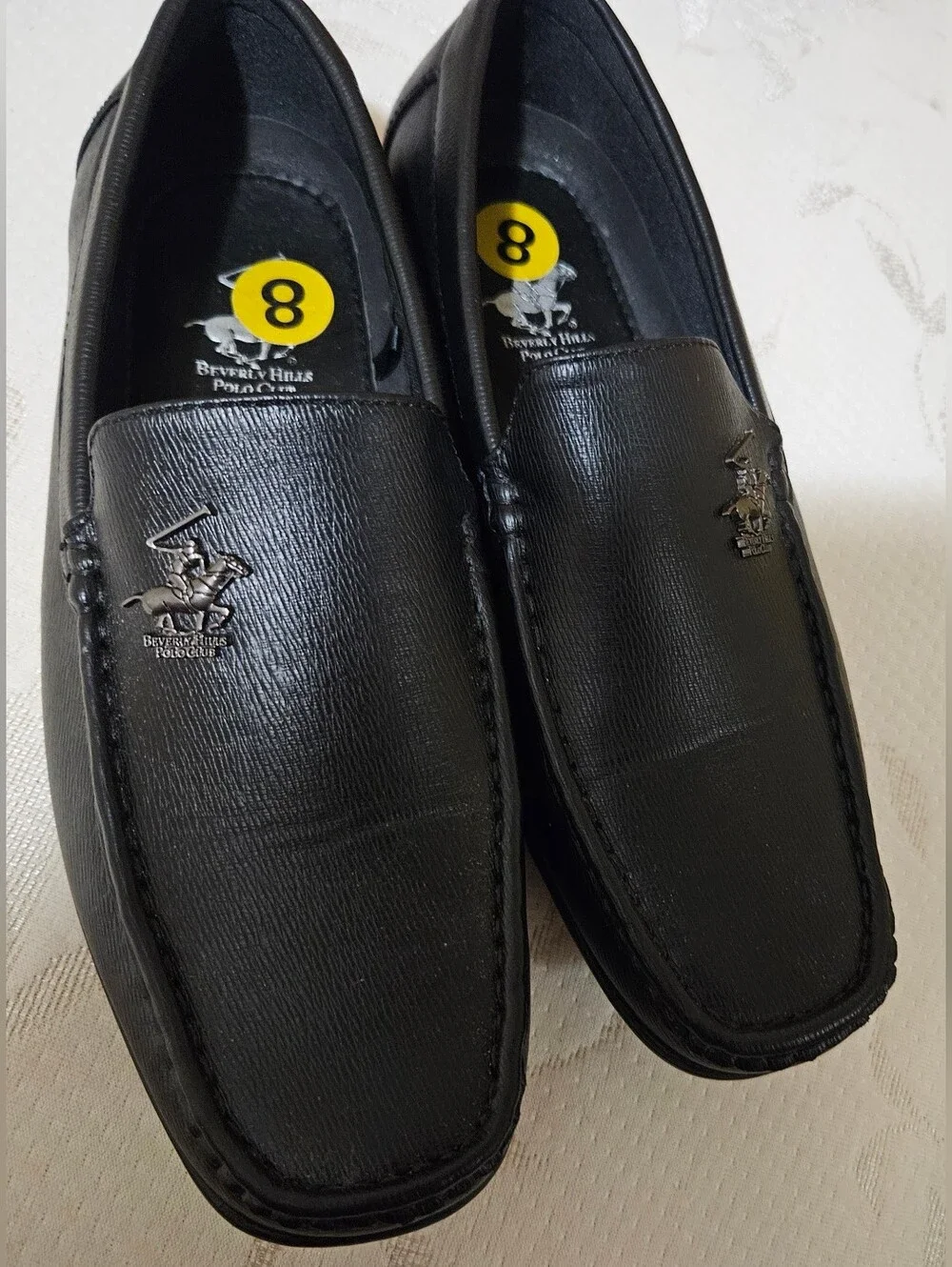 Beverly Hills Polo Club Men’s Black Slip-On Loafers (8)